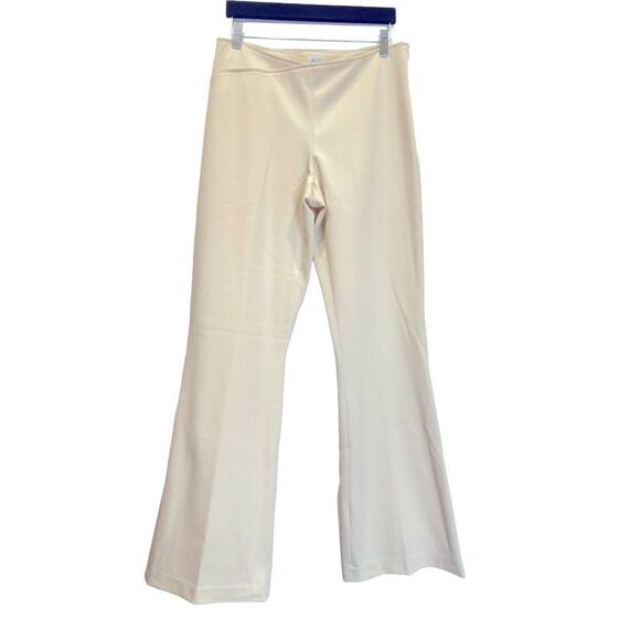 Cache High Rise Cream Flared Pants Size 10 NWT - Picture 2 of 8